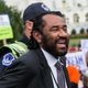 Rep. Al Green (D-Texas) is arrested by U.S. Capitol Police after blocking First Street Northwest in front of the U.S. Capitol with fellow supporters of immigration reform on Oct. 8, 2013, in Washington, D.C. ( Drew Angerer/Getty Images)